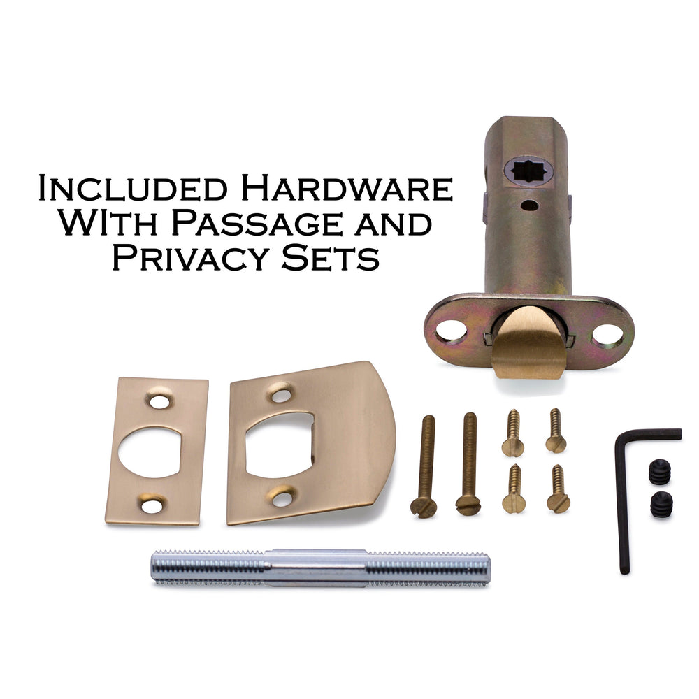 Solid Brass Beaded Style Octagon Amber Glass Door Knob Set COPPER MOUNTAIN HARDWARE