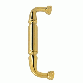 8 Inch Deltana Solid Brass Door Pull (Polished Brass Finish) DELTANA