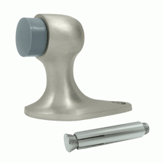 Floor Mounted Bumper Door Stop (Brushed Nickel Finish) DELTANA