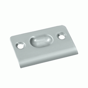 2 1/8 Inch Deltana Strike Plate (Brushed Chrome Finish) DELTANA