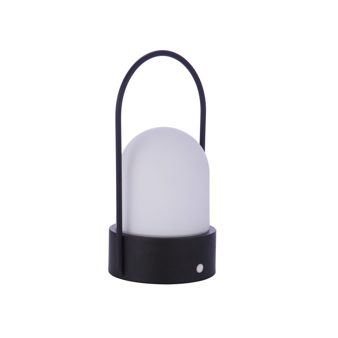 Outdoor Rechargeable Dimmable LED Portable Lamp in Midnight (Dome Shade) CRAFTMADE