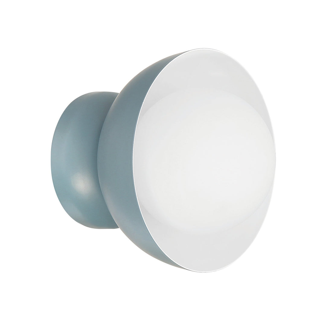 Ventura Dome 1 Light Wall Sconce in Dusty Blue CRAFTMADE