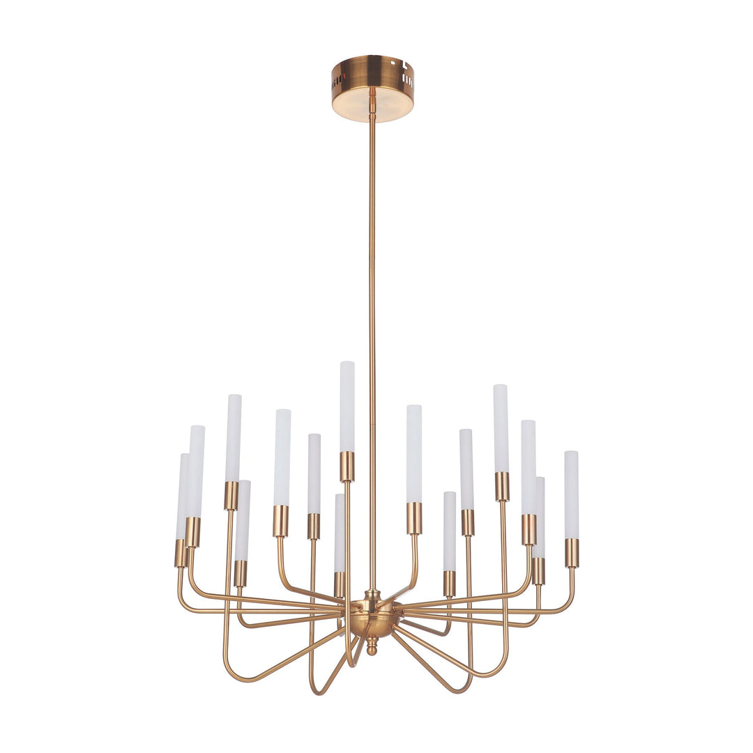 Valdi 15 Light LED Chandelier in Satin Brass CRAFTMADE