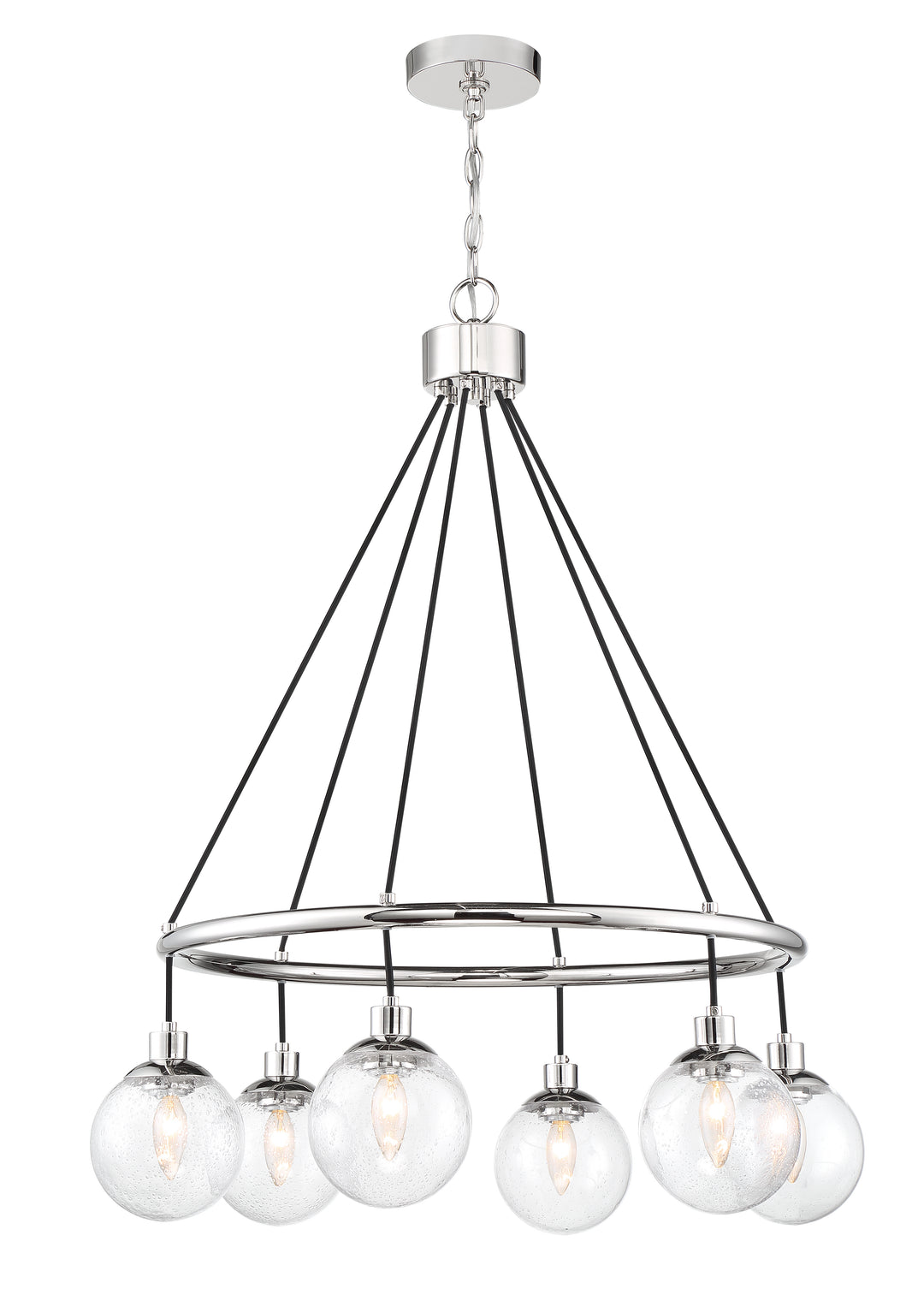 Que 6 Light Chandelier in Chrome CRAFTMADE