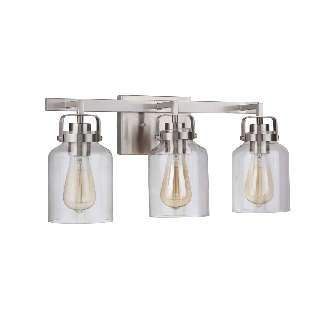 Foxwood 3 Light Vanity in Brushed Polished Nickel CRAFTMADE