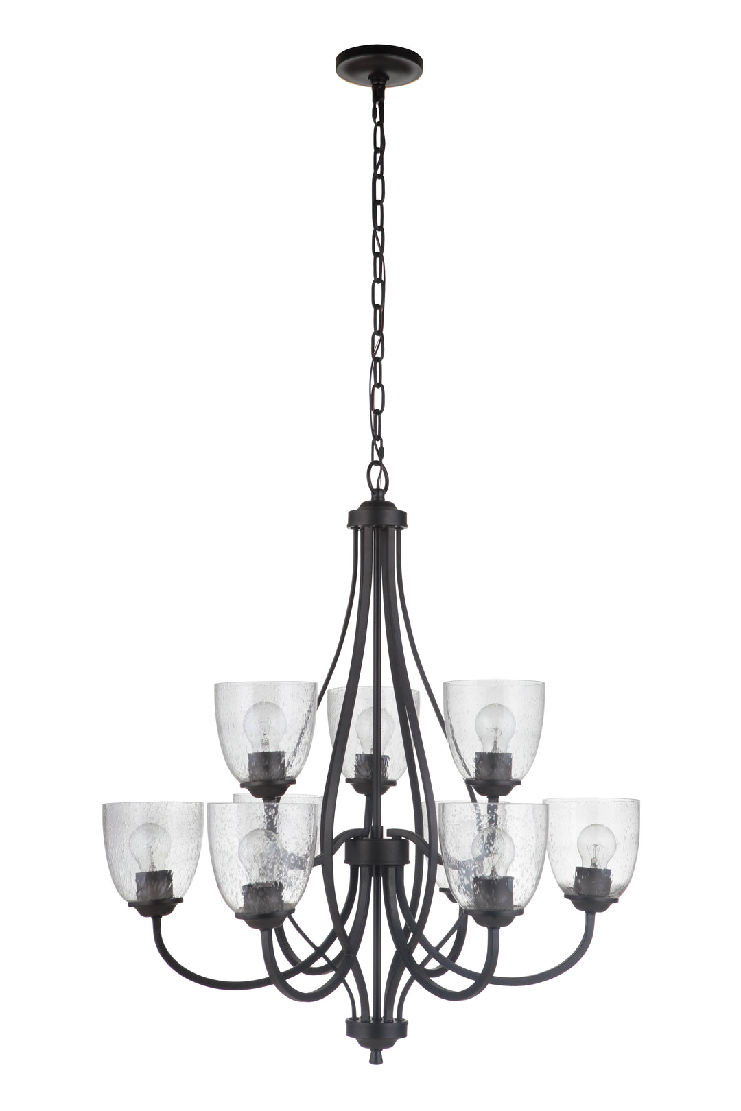 Serene 9 Light Chandelier in Espresso CRAFTMADE