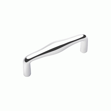 10 1/4 Inch Overall (10 Inch c-c) Dane Pull (Polished Chrome Finish) EMTEK