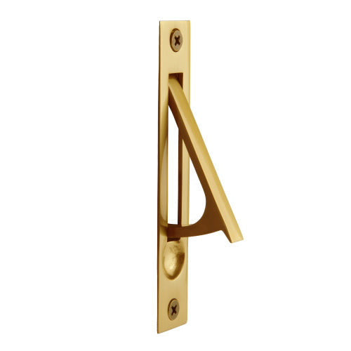 4 Inch Solid Brass Edge Pull with Screws EMTEK