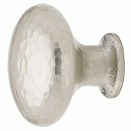 Emtek Arts & Crafts 1 1/4 Inch Solid Brass Round Dimpled Knob (Brushed Nickel Finish) EMTEK