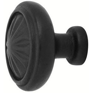 1 3/4 Tuscany Bronze Round Knob (Flat Black) EMTEK