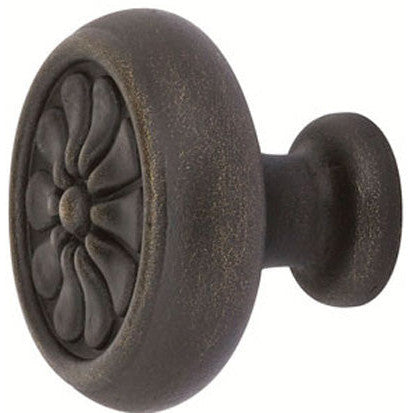 1 1/4 Inch Tuscany Petal Knob (Medium Bronze Finish) EMTEK