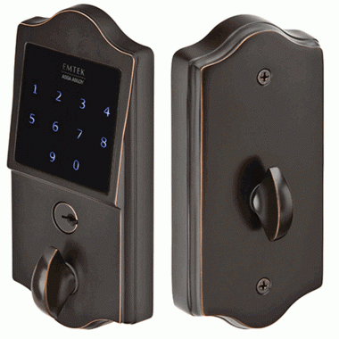 Emtek Oil Rubbed Bronze EMTouch Electronic Touchscreen Keypad Deadbolt EMTEK