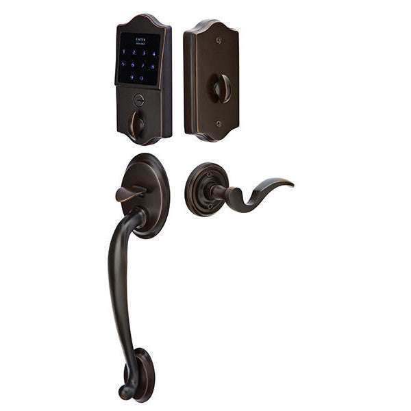 Emtek EMTouch Classic Style Electronic Keypad Entry Set with Lever (Oil Rubbed Bronze Finish) EMTEK