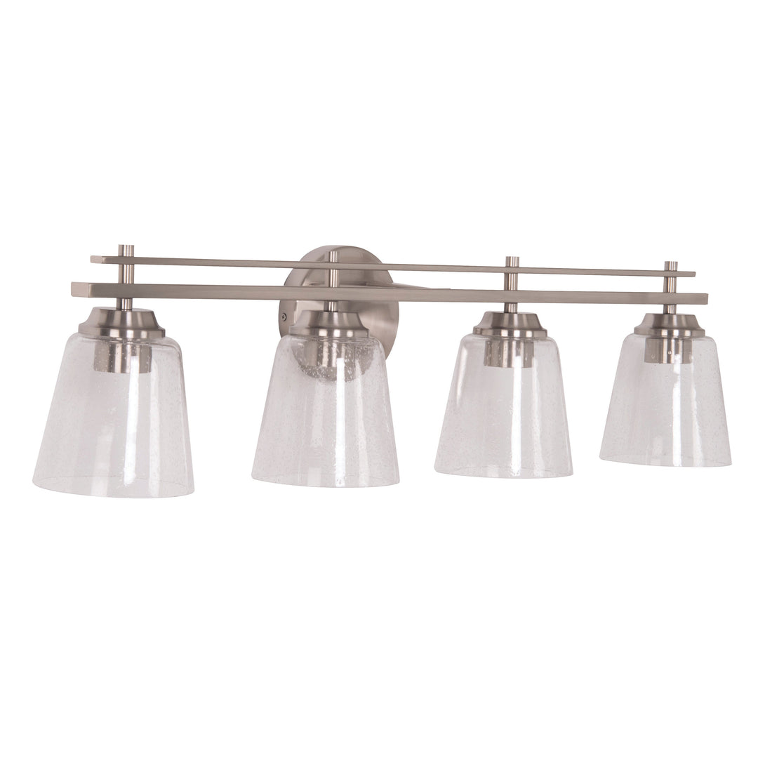 Drake 4 Light Vanity in Brushed Polished Nickel CRAFTMADE