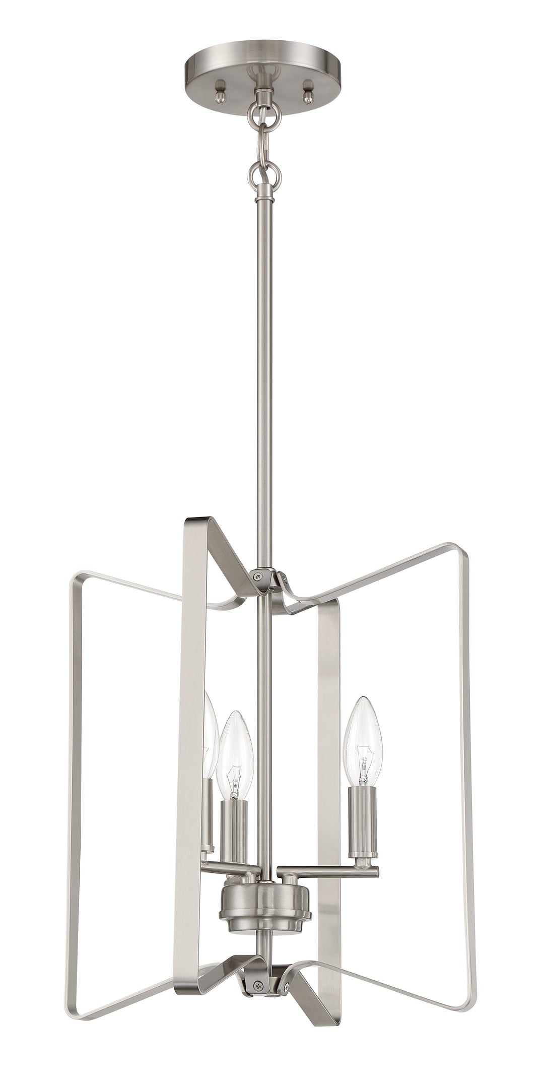 Shayna 3 Light Foyer in Brushed Polished Nickel CRAFTMADE