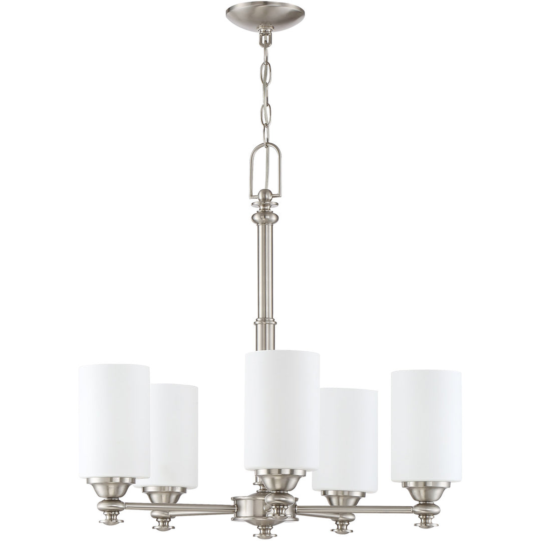 Dardyn 5 Light Chandelier in Brushed Polished Nickel CRAFTMADE