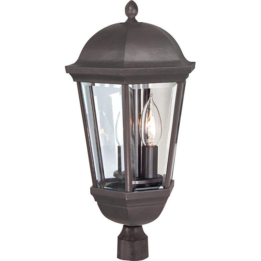 Britannia 3 Light Outdoor Post Mount in Oiled Bronze Outdoor CRAFTMADE