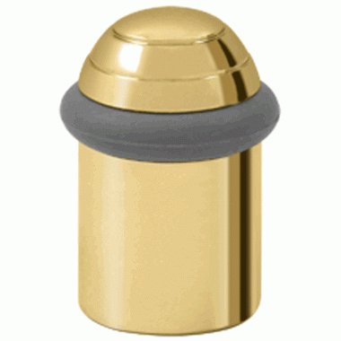 Floor Mounted Bumper Door Stop (Polished Brass Finish) DELTANA