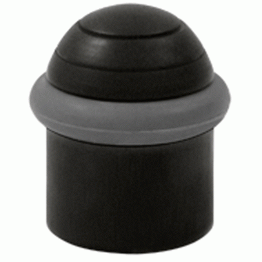 Floor Mounted Bumper Door Stop With Dome Cap Oil Rubbed Bronze Finish DELTANA