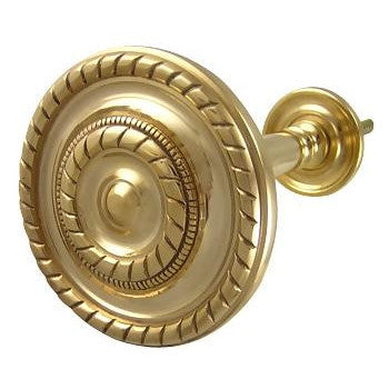 Georgian Rope Style Curtain Tieback (Polished Brass Finish) Copper Mountain Hardware