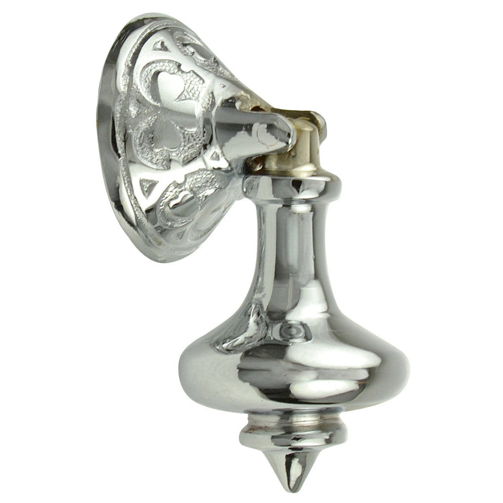 3 Inch Solid Brass Clover Drop Pull (Polished Chrome Finish) COPPER MOUNTAIN HARDWARE