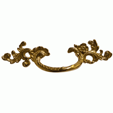 6 1/2 Inch (3.125" c-c) Filigree Rococo Pull (Several Finishes Available)