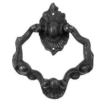 4 Inch Ornate Shell Pattern Ring Pull (Oil Rubbed Bronze Finish) COPPER MOUNTAIN HARDWARE