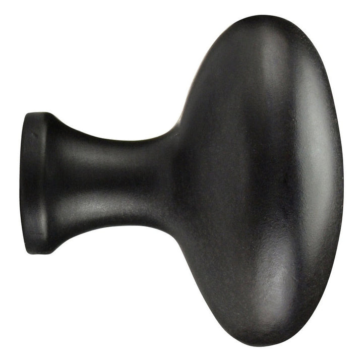 1 1/2 Inch Heavy Traditional Solid Brass Egg Cabinet Knob (Oil Rubbed Bronze Finish) COPPER MOUNTAIN HARDWARE