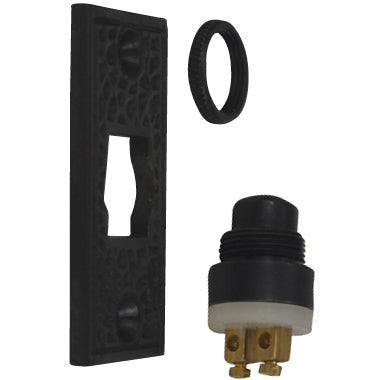 Solid Brass Craftsman Door Bell (Oil Rubbed Bronze Finish) COPPER MOUNTAIN HARDWARE