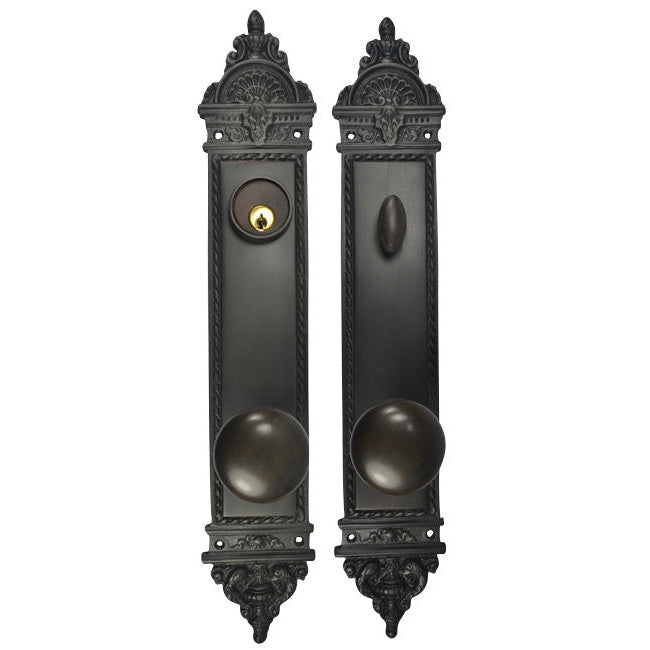 L'Enfant Style Deadbolt Entryway Set (Oil Rubbed Bronze) COPPER MOUNTAIN HARDWARE