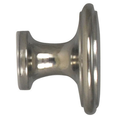 1 1/2 Inch Brass Flat Top Cabinet Knob (Polished Chrome Finish) COPPER MOUNTAIN HARDWARE