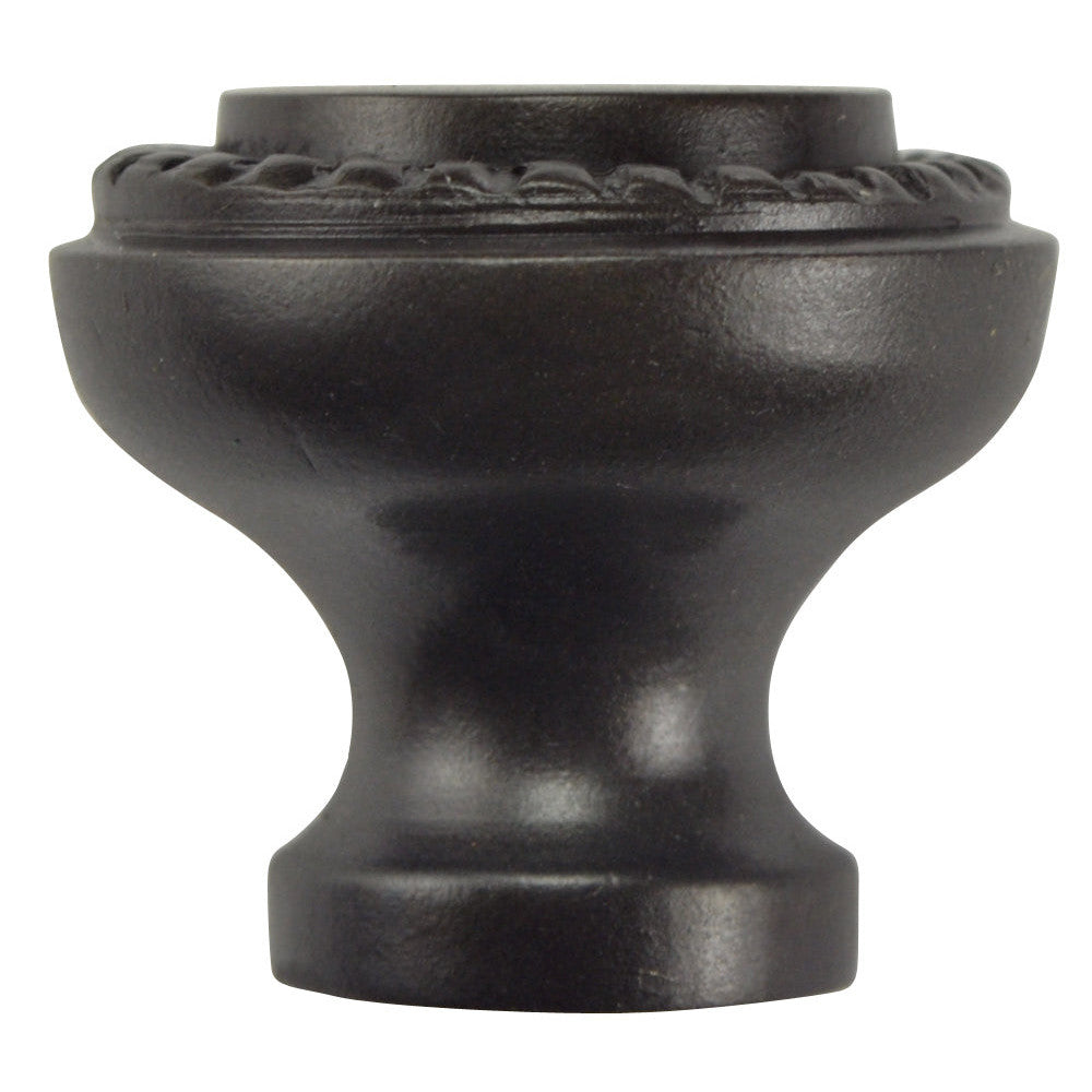 1 Inch Solid Brass Round Knob (Oil Rubbed Bronze Finish) COPPER MOUNTAIN HARDWARE