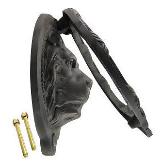 Ribbon & Reed 8 3/4 Inch Brass Lion Door Knocker (Several Finishes Available)