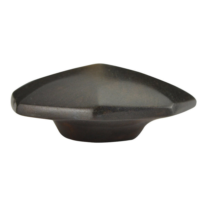 1 3/8 Inch Solid Brass Heptagon Knob (Oil Rubbed Bronze Finish) COPPER MOUNTAIN HARDWARE