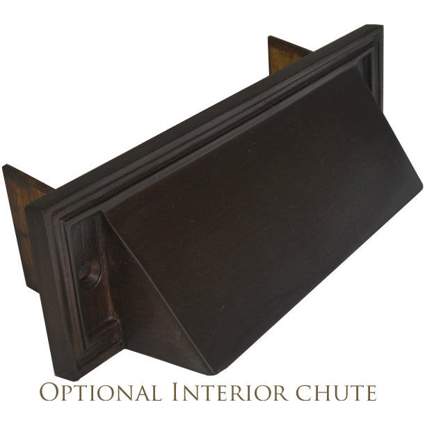 Mission Style Mail Slot for Front Doors (Oil Rubbed Bronze Finish) COPPER MOUNTAIN HARDWARE