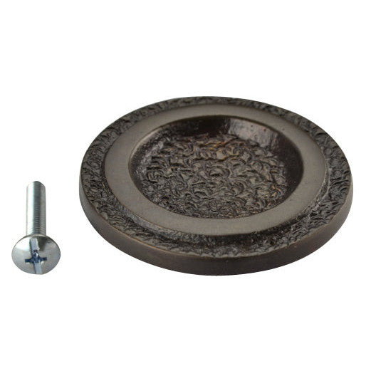 2 Inch Solid Brass Cascade Circle Knob (Oil Rubbed Bronze Finish) COPPER MOUNTAIN HARDWARE