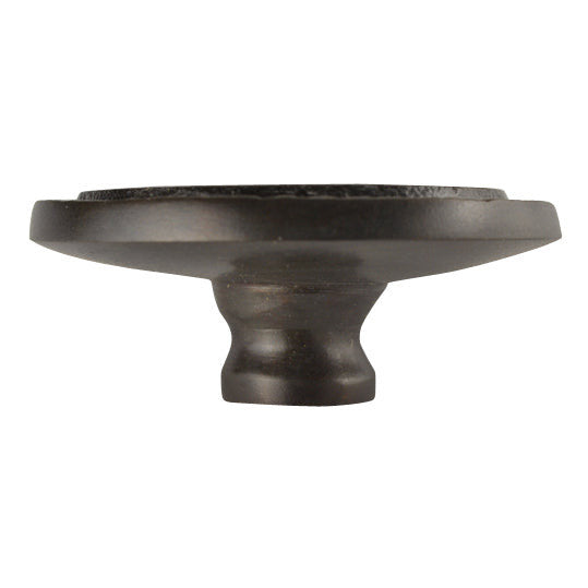 2 Inch Solid Brass Cascade Circle Knob (Oil Rubbed Bronze Finish) COPPER MOUNTAIN HARDWARE