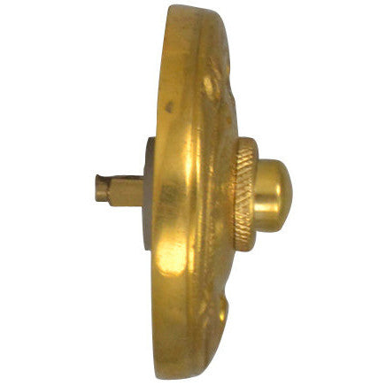 Lafayette Swirl Style Door Bell Push Button (Polished Brass Finish) COPPER MOUNTAIN HARDWARE