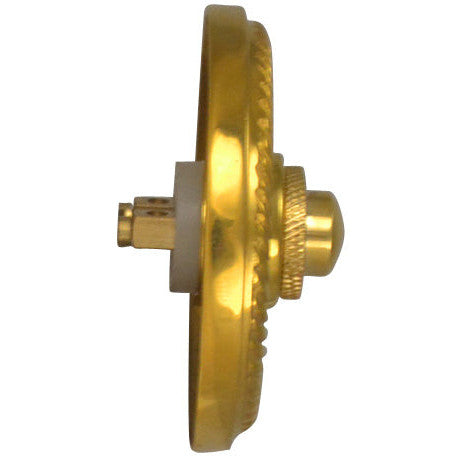 Classic Georgian Roped Doorbell Push Button (Polished Brass Finish) COPPER MOUNTAIN HARDWARE