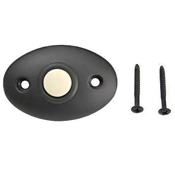 2 3/8 Inch Solid Brass Door Bell Button (Oil Rubbed Bronze Finish) DELTANA