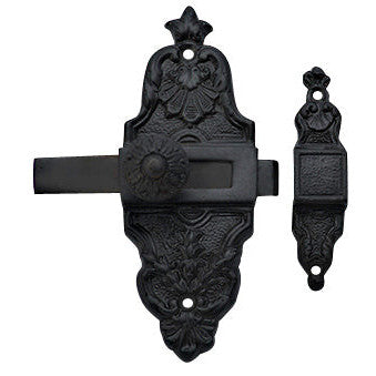 4 5/8 Inch Tall French Door or Cabinet Slide Bolt Latch (Oil Rubbed Bronze) COPPER MOUNTAIN HARDWARE