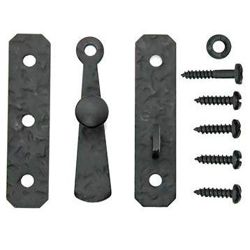 Cast Iron Cabinet Latch: Rough Iron Square Latch ACORN MANUFACTURING