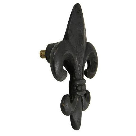 2 5/8 Inch Fleur de Lis Knob (Oil Rubbed Bronze Finish) COPPER MOUNTAIN HARDWARE