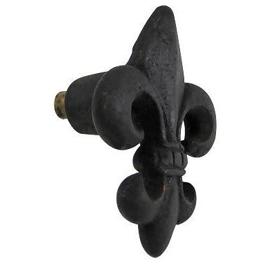 1 5/8 Inch Fleur de Lis Knob (Oil Rubbed Bronze Finish) COPPER MOUNTAIN HARDWARE