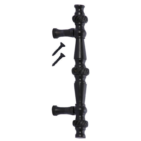 5 Inch Overall (3 Inch c-c) Solid Brass Georgian Roped Style Pull (Oil Rubbed Bronze Finish) COPPER MOUNTAIN HARDWARE