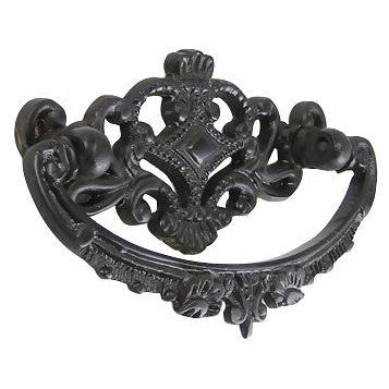 4 1/8 Inch Overall (3 Inch c-c) Solid Brass Ornate Victorian Pull (Oil Rubbed Bronze Finish) COPPER MOUNTAIN HARDWARE