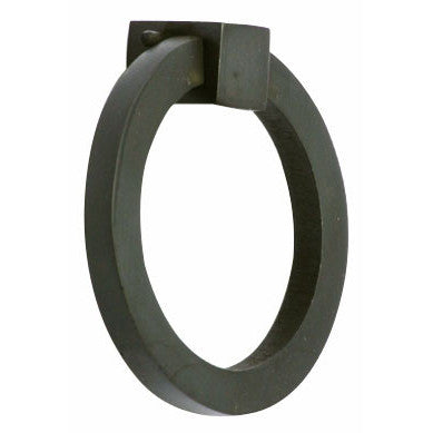 3 Inch Mission Style Solid Brass Drawer Ring Pull (Oil Rubbed Bronze) COPPER MOUNTAIN HARDWARE