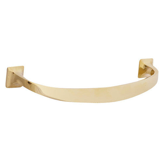 11 Inch Traditional Door Pull (Polished Brass Finish) COPPER MOUNTAIN HARDWARE