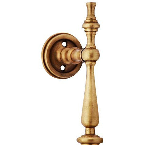 9 1/2 Inch Solid Brass Traditional Door Pull