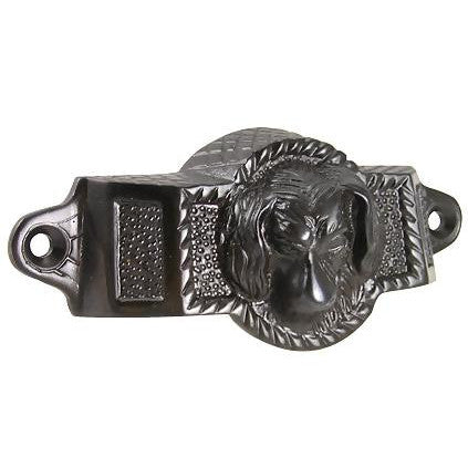 4 Inch Overall (3 1/2 Inch c-c) Solid Brass Golden Retriever Rectangular Cup Pull